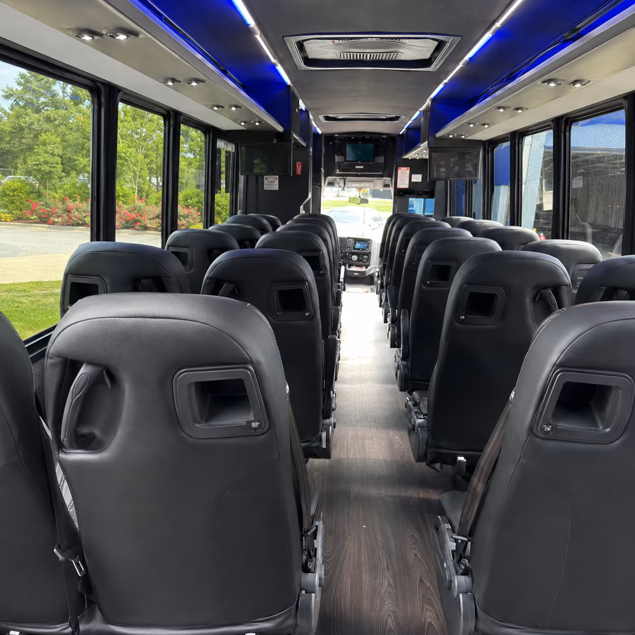asheville concert shuttle bus rentals in asheville