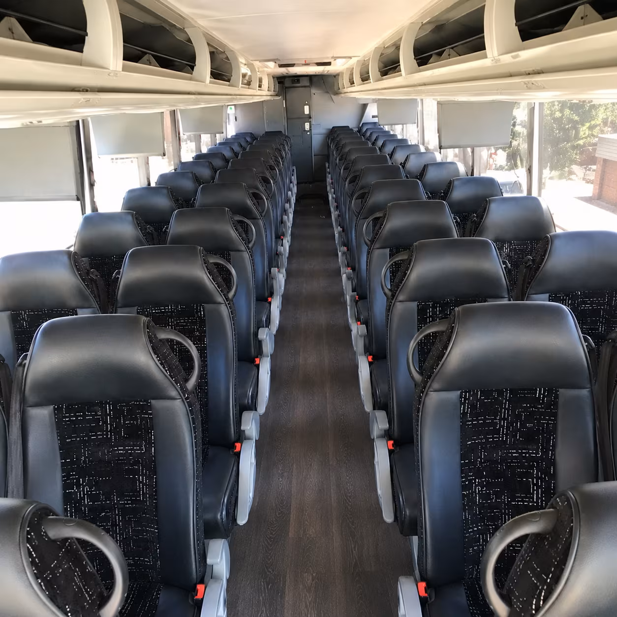 hickory charter bus interior