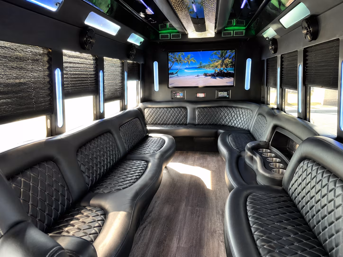 hickory wedding party bus rental