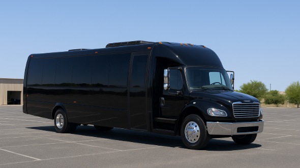 Exterior of Charter Bus Company Hickory's 18 Passenger Minibus in Hickory