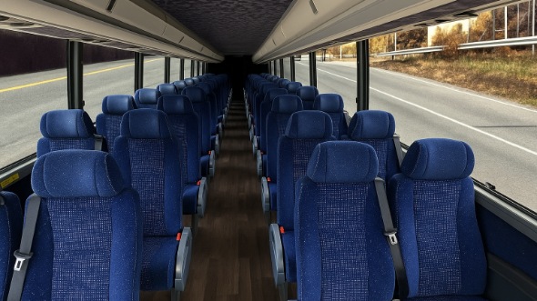 hickory 35 passenger minibus inside