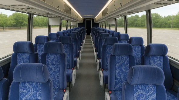 hickory 54 passenger charter bus rental