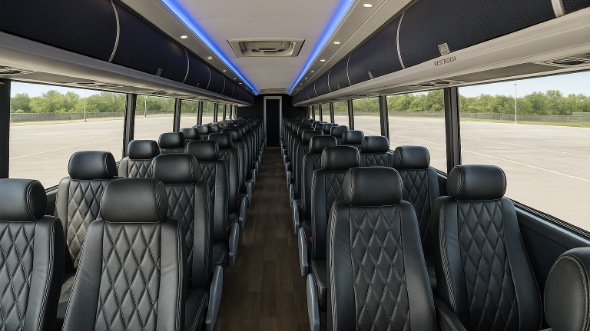 hickory 55 passenger charter bus rental